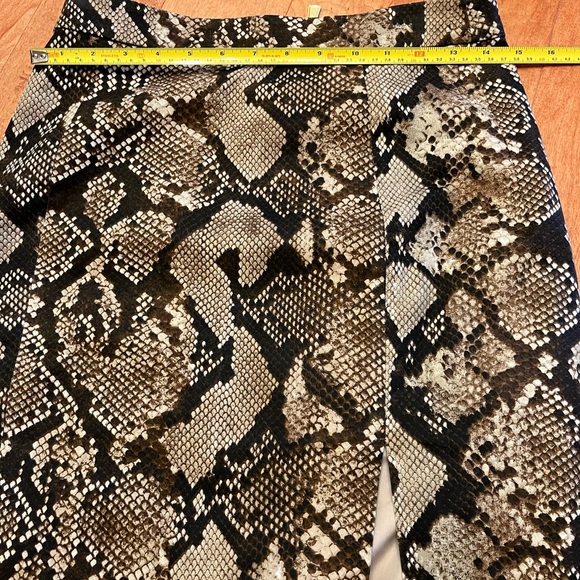 Altuzarra snake print lined skirt with front slit nwot - Picture 8 of 13